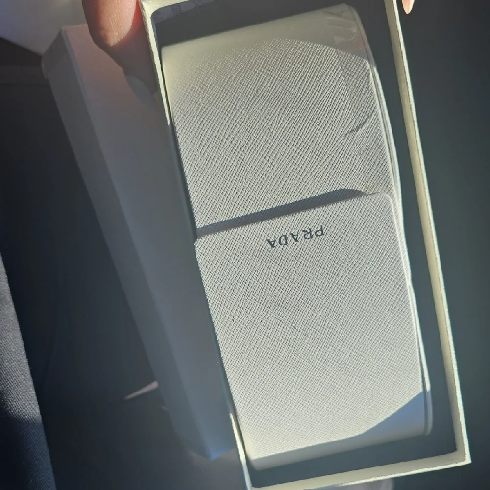 Prada Cream Glasses Case - Picture 2 of 6